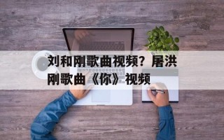 刘和刚歌曲视频？屠洪刚歌曲《你》视频