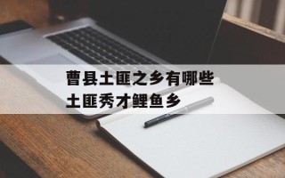 曹县土匪之乡有哪些 土匪秀才鲤鱼乡