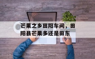 芒果之乡田阳车间，田阳县芒果多还是田东