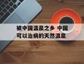 被中国温泉之乡 中国可以治病的天然温泉