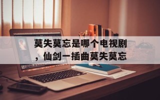 莫失莫忘是哪个电视剧，仙剑一插曲莫失莫忘