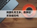 陕西礼花之乡，西安过年放烟花吗