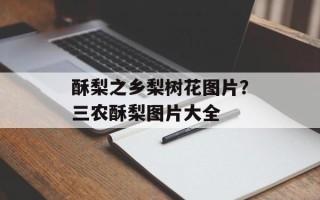 酥梨之乡梨树花图片？三农酥梨图片大全