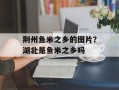 荆州鱼米之乡的图片？湖北是鱼米之乡吗
