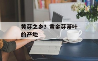 黄芽之乡？黄金芽茶叶的产地