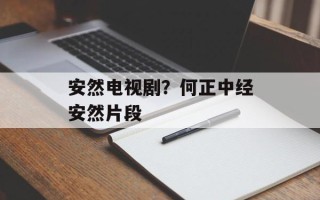 安然电视剧？何正中经安然片段