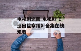 电视剧巡回 电视剧《巡回检察组》全集在线观看