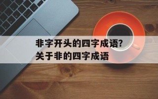 非字开头的四字成语？关于非的四字成语