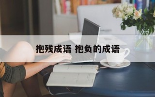 抱残成语 抱负的成语