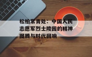 松柏常青处：中国人民志愿军烈士陵园的精神图腾与时代回响