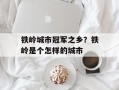 铁岭城市冠军之乡？铁岭是个怎样的城市