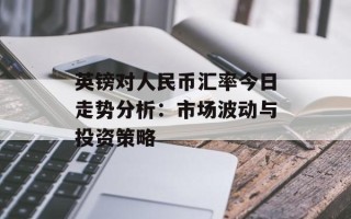 英镑对人民币汇率今日走势分析：市场波动与投资策略