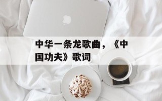 中华一条龙歌曲，《中国功夫》歌词