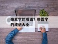 带累字的成语？带霜字的成语大全