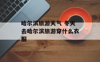 哈尔滨旅游天气 冬天去哈尔滨旅游穿什么衣服