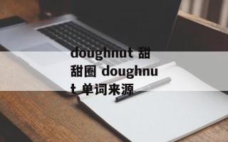 doughnut 甜甜圈 doughnut 单词来源