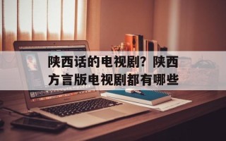 陕西话的电视剧？陕西方言版电视剧都有哪些
