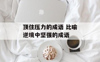 顶住压力的成语 比喻逆境中坚强的成语