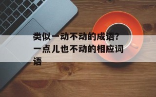 类似一动不动的成语？一点儿也不动的相应词语