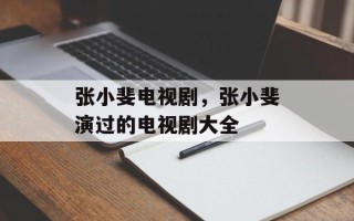张小斐电视剧，张小斐演过的电视剧大全