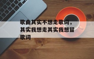 歌曲其实不想走歌词，其实我想走其实我想留歌词