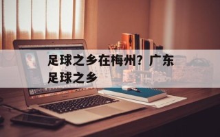 足球之乡在梅州？广东足球之乡