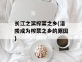 长江之滨榨菜之乡(涪陵成为榨菜之乡的原因)
