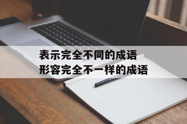 表示完全不同的成语 形容完全不一样的成语-第1张图片-