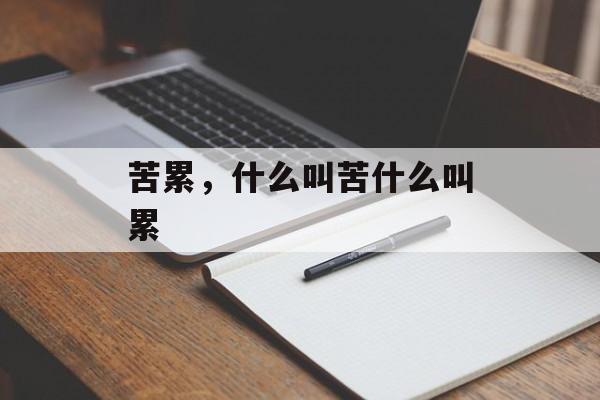 苦累，什么叫苦什么叫累-第1张图片-