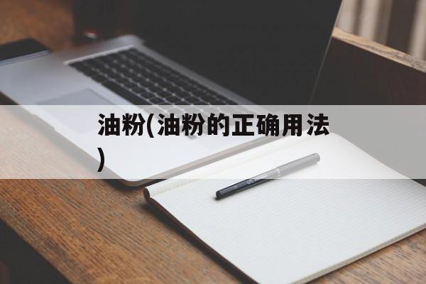 油粉(油粉的正确用法)-第1张图片-